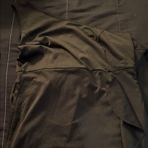 Elegant Black One-Shoulder Dress